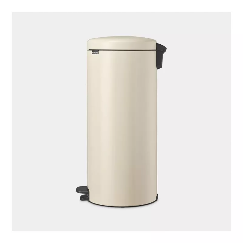 Brabantia NewIcon 30 L apvalus smėlio spalvos šiukšlių kibiras