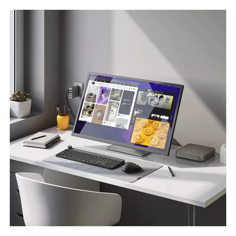 Alogic TFT 32 Clarity Touch 4K monitor su liečiamu ekranu, 60Hz, webkamera ir sulankstomu stovu