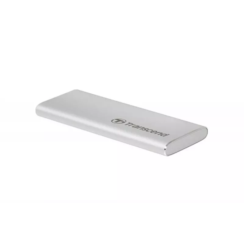 Nešiojamas SSD diskas Transcend ESD260C 500GB USB Type-C 3.2 Gen 2, sidabrinis