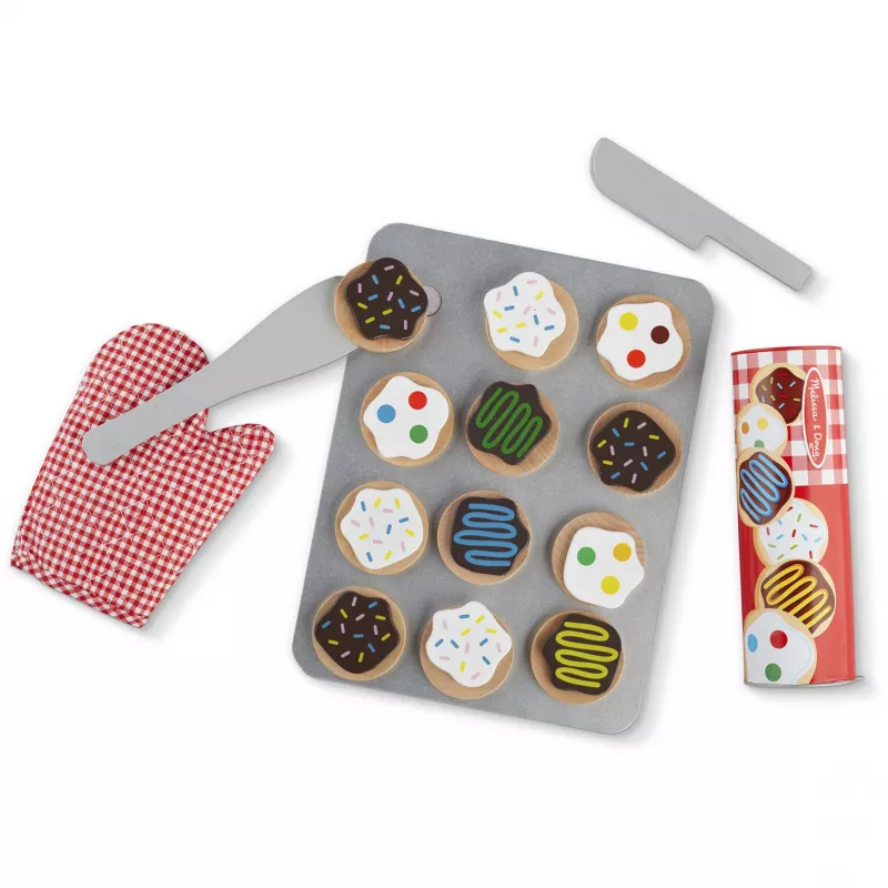 Medinis žaidimų rinkinys „Slėpynės ir kepk sausainius“ Melissa & Doug 6074870