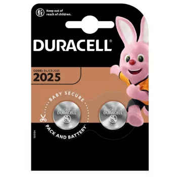 Baterijos CR2025 lizdinėje pakuotėje, 2 vnt.