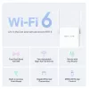 Mercusys ME60X Wi-Fi 6 AX1500 dviejų juostų signalo stiprintuvas