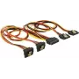 Vidinis maitinimo kabelis DeLOCK 60154 0,3 m 4 x SATA 15-pin