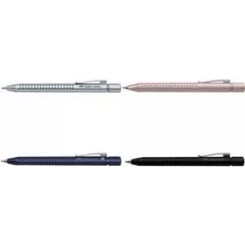 Tušinukas Faber‑Castell 144162 – ištraukiamas su spaustuku, mėlynas rašalas, rožinis korpusas, Extra Bold antgalis, 1 vnt.