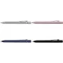 Tušinukas Faber‑Castell 144162 – ištraukiamas su spaustuku, mėlynas rašalas, rožinis korpusas, Extra Bold antgalis, 1 vnt.