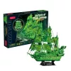3D dėlionės modelis Skrajojantis olandas, šviečiantis tamsoje, CubicFun 306-T4041H