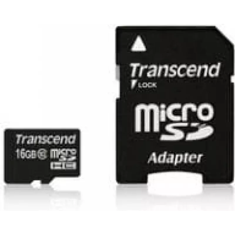 Flash atminties kortelė Transcend 16GB MicroSDHC UHS-I TS16GUSDU1