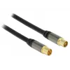 Koaksialinis kabelis RG-6/U DeLOCK 88923 2m IEC juodas