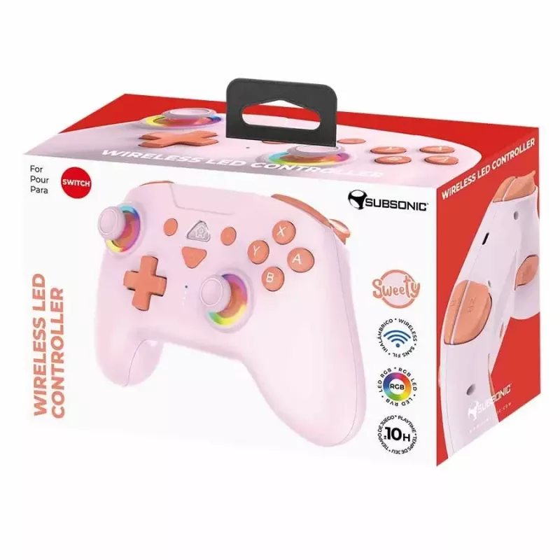Subsonic Wireless Led Controller Sweety Pink, skirtas Switch