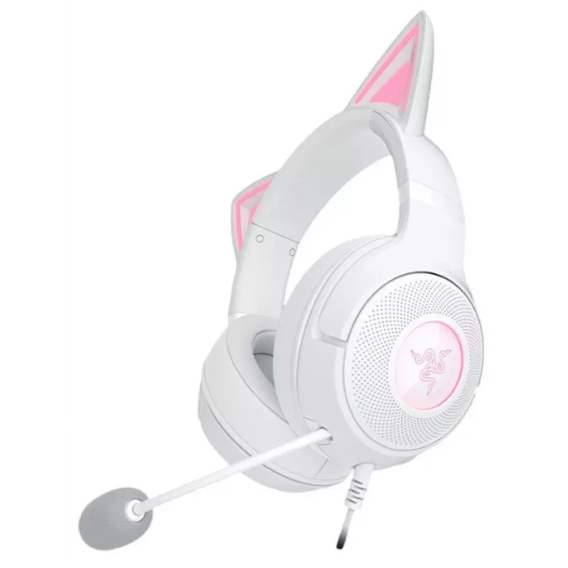 Ausinės Razer Kraken Kitty V2 Wired USB Type-A Baltos
