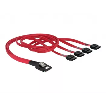 Delock SATA/SAS kabelis 4-Lane - SATA (mot.) į 36 PIN 4iMini MultiLane (vyr.) - 50 cm (83057)
