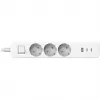 Power strip Xiaomi BHR07UKEU — 3 lizdai Type F, 250 V, 1,4 m laidas, baltas