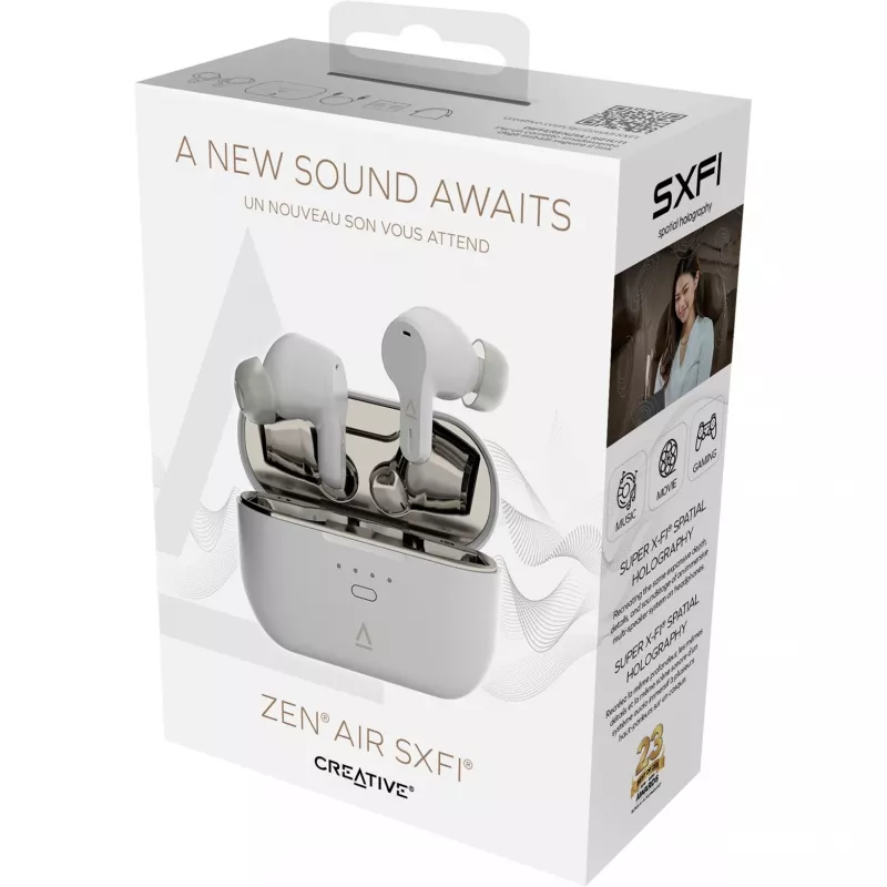 Ausinės ZEN AIR SXFI D-GY