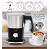 Automatinis pieno putos plaktuvas Adler AD 4497 — nerūdijantis plienas, 600W, putos 120 ml / šildymas 300 ml, karštas ir šaltas