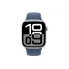 Apple Watch S10 Aliuminio korpusas Cellular 42mm Sidabrinis (Sportinė apyrankė džinsinė) S/M