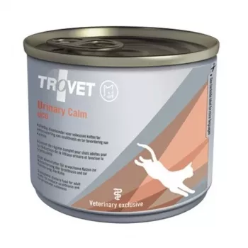 Šlapias kačių ėdalas TROVET Urinary Calm UCD Chicken 200 g – dietinis šlapimo takų palaikymui, kontroliuojami mineralai