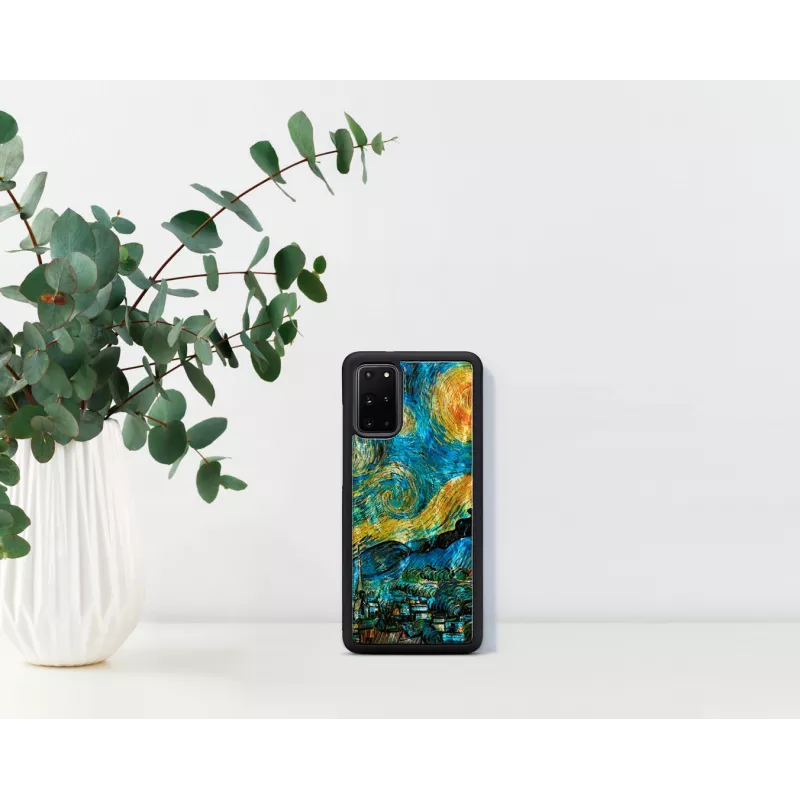 Apsauginis dėklas iKins, skirtas Samsung Galaxy S20+ — žvaigždėtos nakties juoda