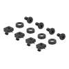 Kabelių bėgelis DeLOCK 66884 Juodas 180 mm plotis 482 mm gylis 90 mm aukštis