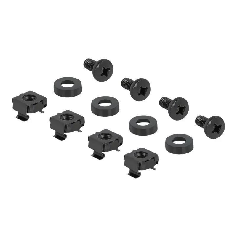 Kabelių bėgelis DeLOCK 66884 Juodas 180 mm plotis 482 mm gylis 90 mm aukštis