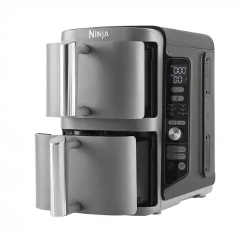 Kepimo krosnelė Ninja SL400EU Dviguba 9,5 L 2470 W Karšto oro gruzdintuvė Juoda, Pilka