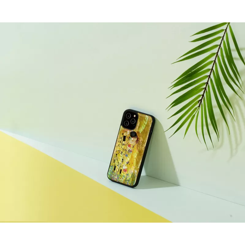 iKins apsauginis dėklas Apple iPhone 12 Pro Max – juodas, bučinio dizainas