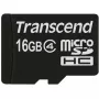 Transcend atminties kortelė 16GB Class 4 microSDHC (TS16GUSDC4)