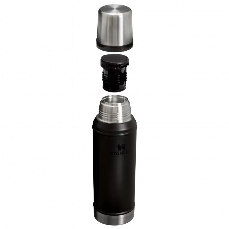 Termosas STANLEY Legendary Classic 0,94 L, juodas, dviejų sienelių vakuuminė izoliacija