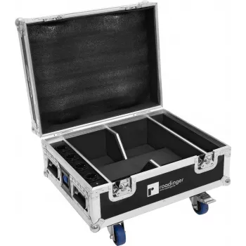 Dėklas Flightcase Roadinger 31005127 4× AKKU IP UP-4 QuickDMX su įkrovimo funkcija