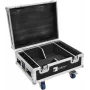 Dėklas Flightcase Roadinger 31005127 4× AKKU IP UP-4 QuickDMX su įkrovimo funkcija