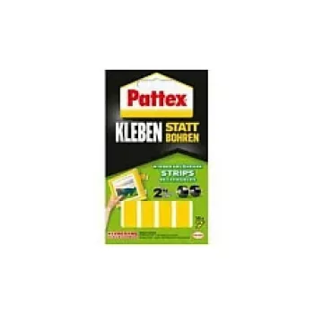 Pattex tvirtinimo juostelės be gręžimo, nuimamos, 10 vnt.