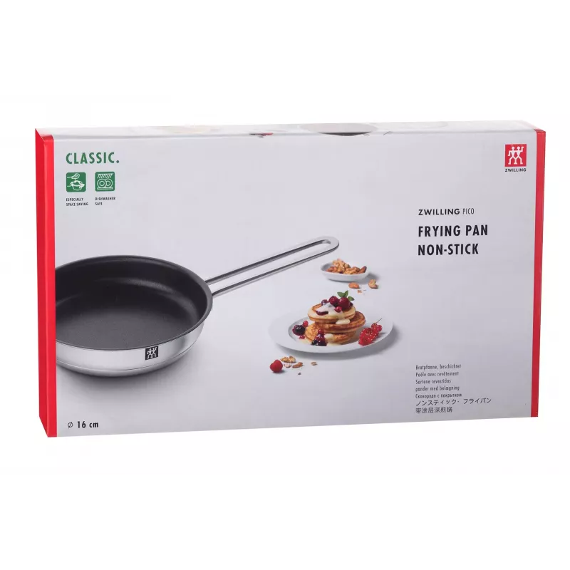 Keptuvė ZWILLING Pico Round 16 cm, nerūdijantis plienas, nelipni danga, tinka orkaitei ir indaplovei