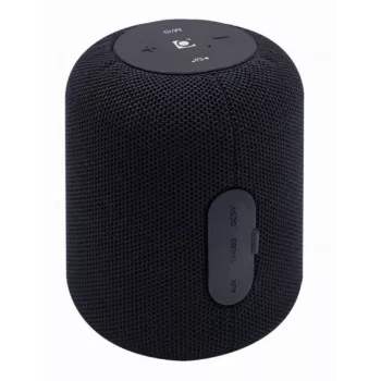 Monovielas nešiojamas garsiakalbis Gembird SPK-BT-15-BK — 5 W RMS, Bluetooth, MicroSD, 1200 mAh, juodas