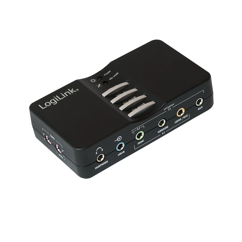 LogiLink USB garso dėžutė Dolby 7.1 8 kanalų