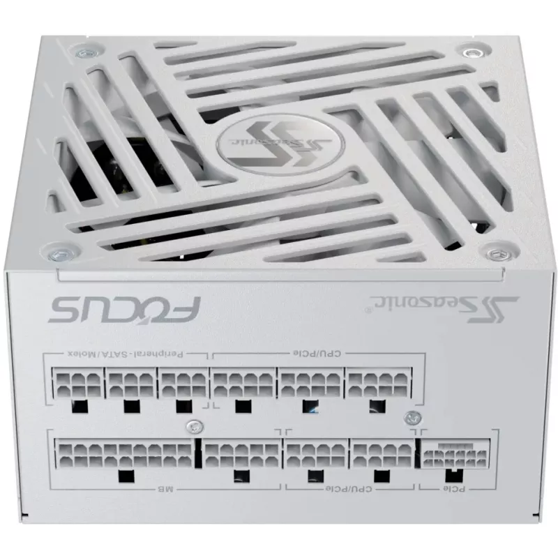 Seasonic FOCUS-GX-1000-V4-WHITE maitinimo blokas, 1000W, 80 PLUS Gold, pilnai modulinis, baltas