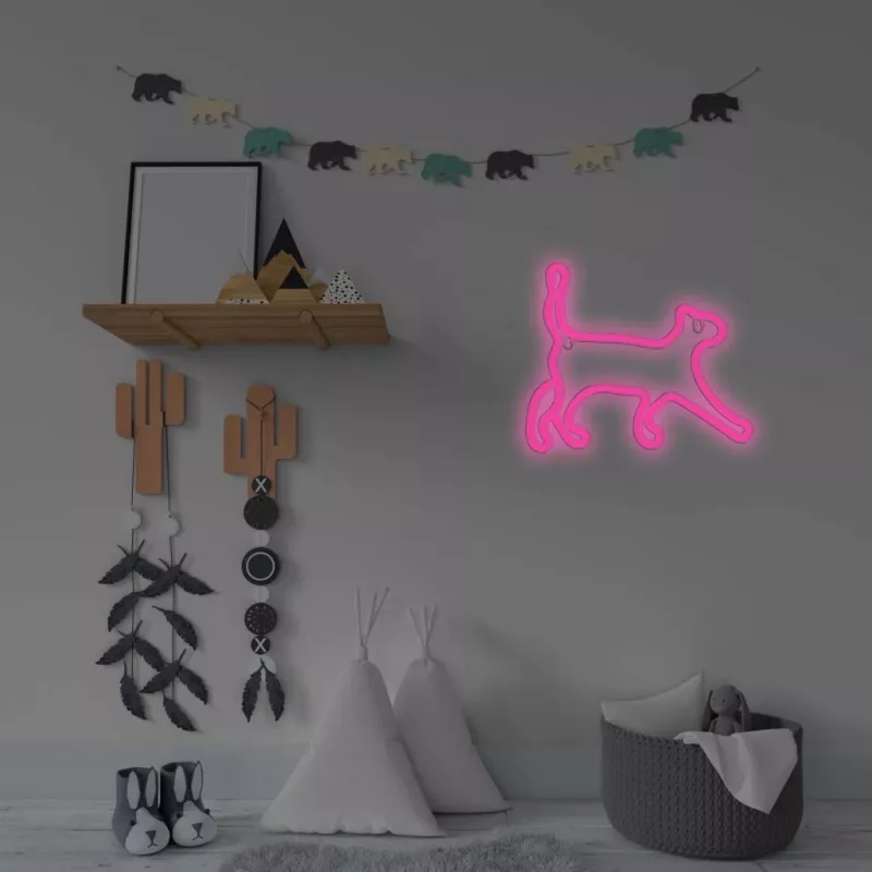 Dekoratyvinė neoninė LED lemputė MANTA SNL70PK Style Neon Lights CAT 2 Rožinė