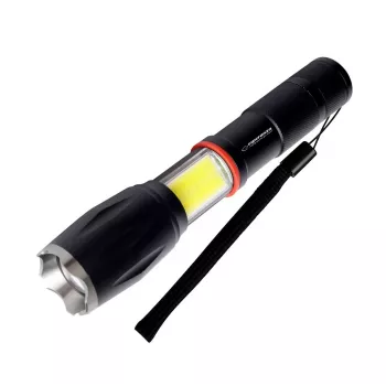 Rankinis žibintuvėlis Esperanza Dione Black LED