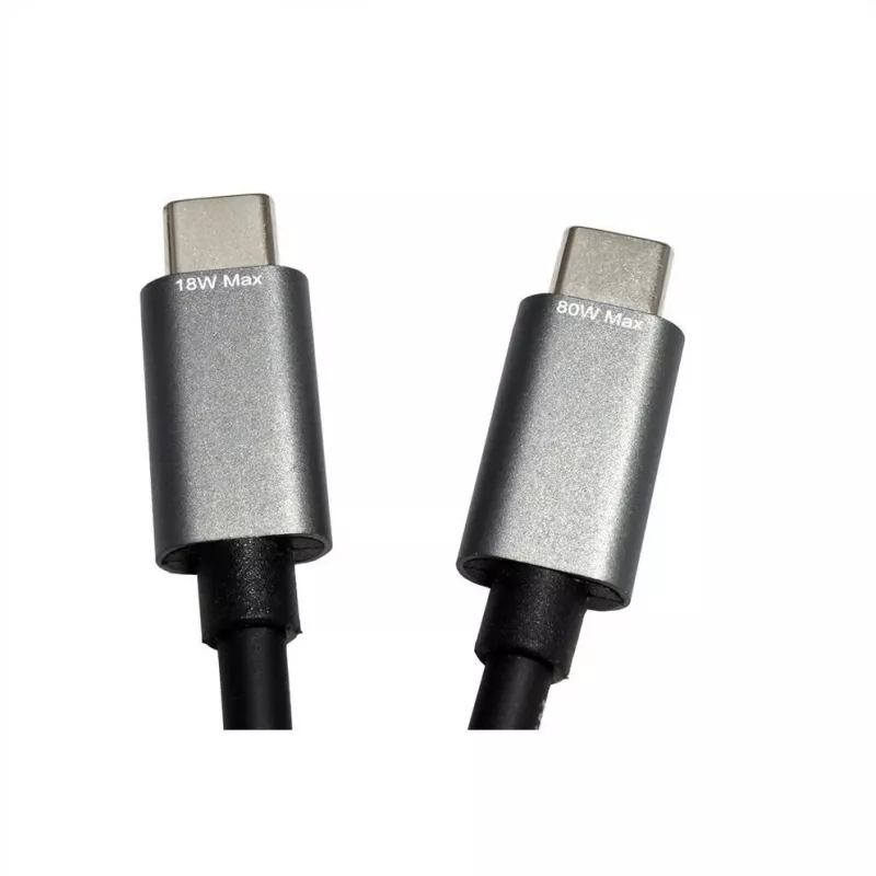 ROLINE USB-C laidas, 24 kontaktų USB-C (M) į 24 kontaktų USB-C (M), USB 2.0, 1,85 m, 100 W, juodas (11.02.8308)