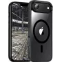 jt berlin BackCase JT Berlin Pankow Hybrid MagSafe dėklas Apple iPhone Air, juodas/skaidrus