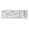 CHERRY DW 8000 belaidis klaviatūros ir pelės rinkinys RF, QWERTZ vokiečių išdėstymas, sidabrinis, baltas