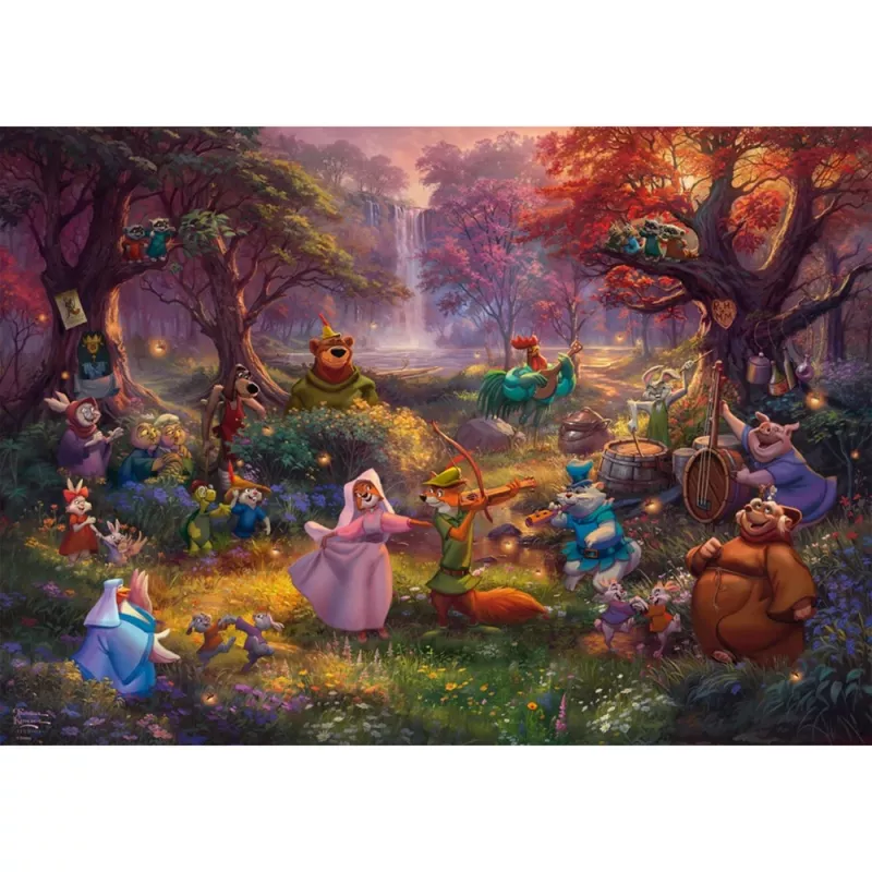 Thomas Kinkade Studios: Disney - Robin Hood, Dėlionė 1000 dalių