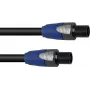 Garsiakalbio laidas PSSO 3022791A 2x4 mm², 1,5 m, juodas