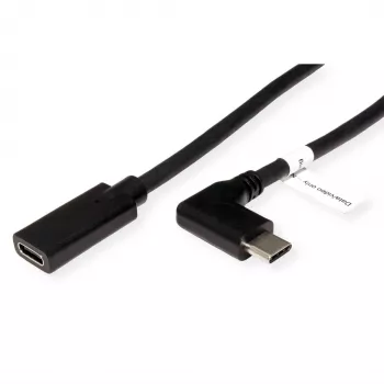 ROLINE 11.04.5496-10 - 2 m USB Type-C (vyriškas) į USB Type-C (moteriškas) lankstus laidas