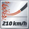 Belaidis lapų pūstuvas Einhell GE-CL 18 Li E - Solo 210 km/h Juoda, Raudona