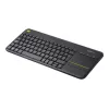 Logitech Wireless Touch Keyboard K400 Plus Mini QWERTZ juoda
