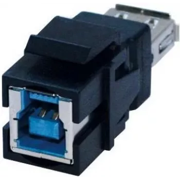 Bachmann 917.401 USB 3.0 A į B adapteris (lyties keitiklis) juodas