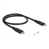 Delock 42614 – Išorinis dėklas M.2 NVMe SSD, USB 3.1 Gen 2, juodas