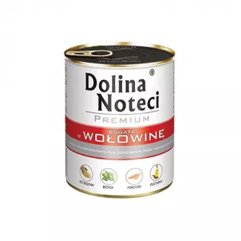 Dolina Noteci Premium šlapias šunų maistas su jautiena, 800 g