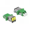 DeLOCK 86897 Optinis skaidulų movos adapteris LC Duplex motina – LC Duplex motina vienmodis žalias