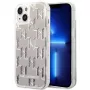 Karl Lagerfeld KLHCP14MLMNMS iPhone 14 Plus 6,7″ kietas dėklas sidabrinis / sidabrinis Liquid Glitter Monogram