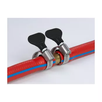 DeLOCK 400 SS drugelinis spaustuvas žarnoms 8-12 mm 5 vnt juodos spalvos